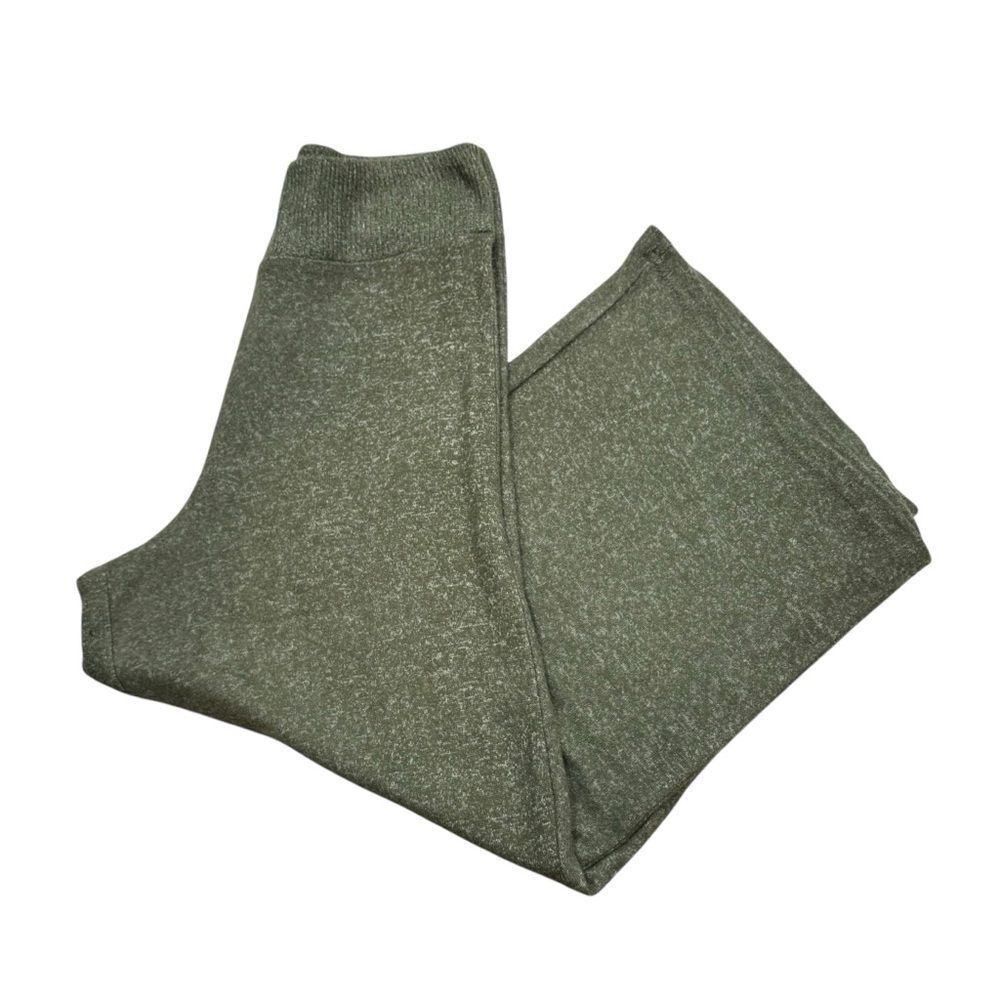 New with Tags Ladies Sharagano Heathers‎ Green Cropped Knit Pants Size Small